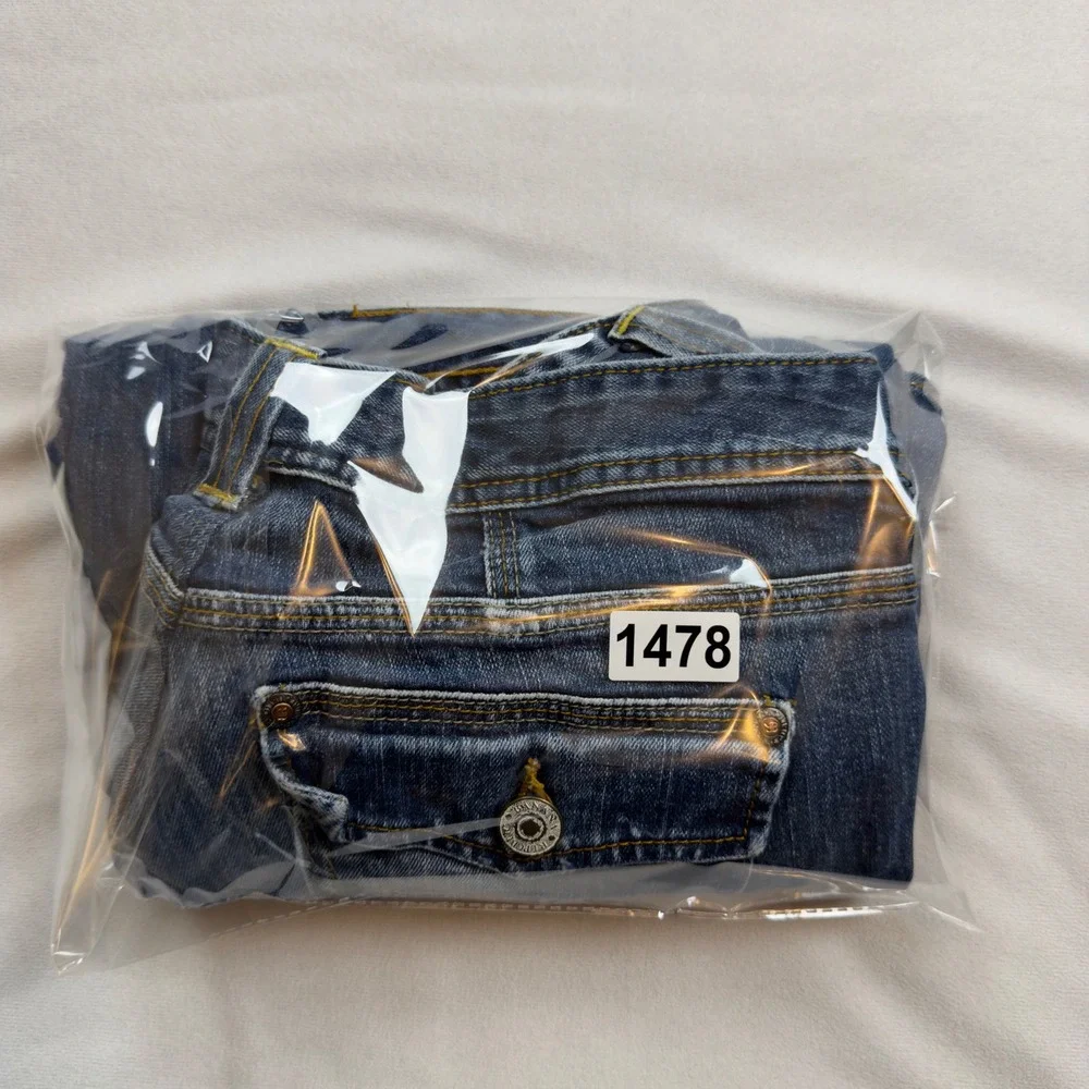 Banana Republic Womens Boot‎ Cut Jeans Size 14 Medium Wash Blue 362119-00-1